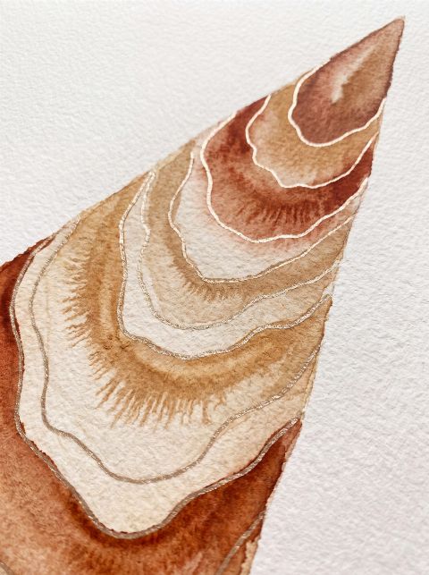 Weathered Strata — printable digital art preview