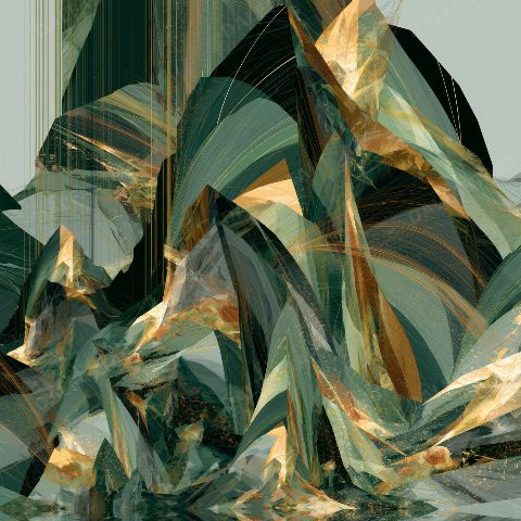 Ebony Peak — printable digital art preview