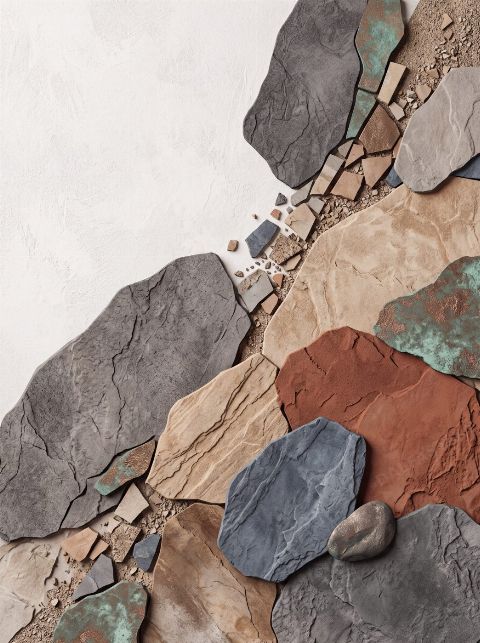 Slate And Ochre — printable digital art preview