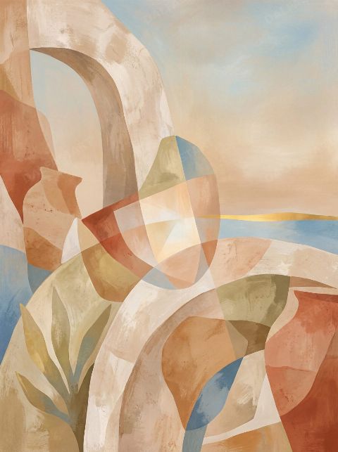 Harbour Light — printable digital art preview
