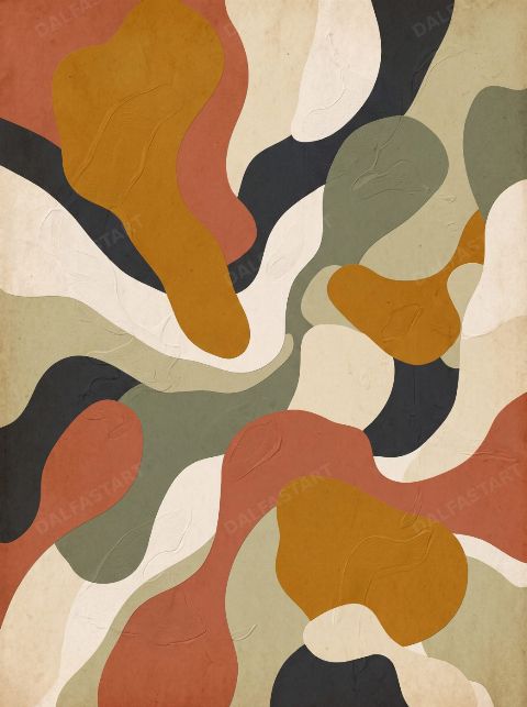 Meadow Camouflage — printable digital art preview