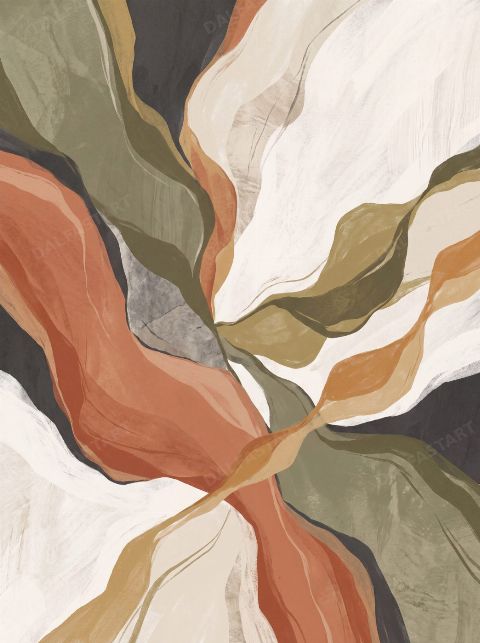 Sage And Rust — printable digital art preview