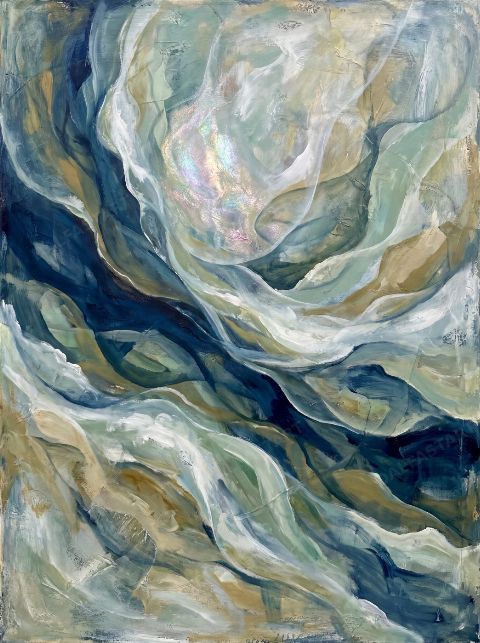 Storm Bloom — printable digital art preview