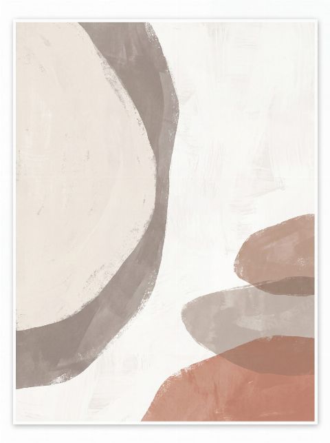 Clay Crescent — printable digital art preview