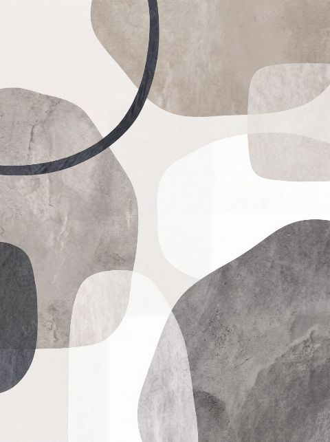 Pebble Cluster — printable digital art preview