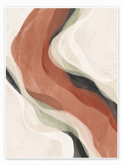 Canyon Ribbon — printable digital art preview