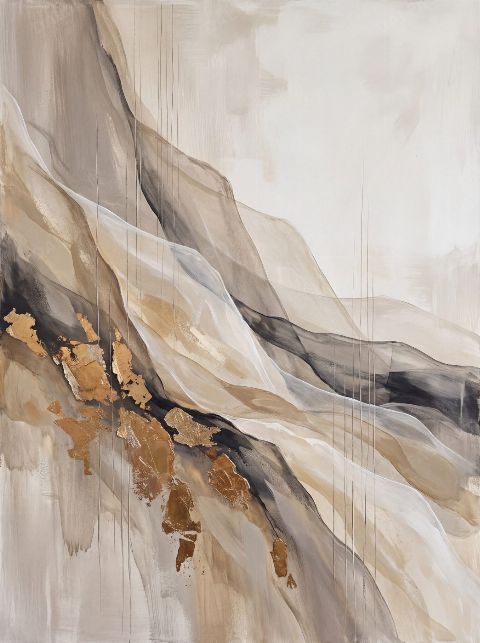 Alpine Gold — printable digital art preview