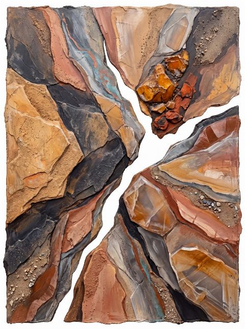 Cleft Rock — printable digital art preview
