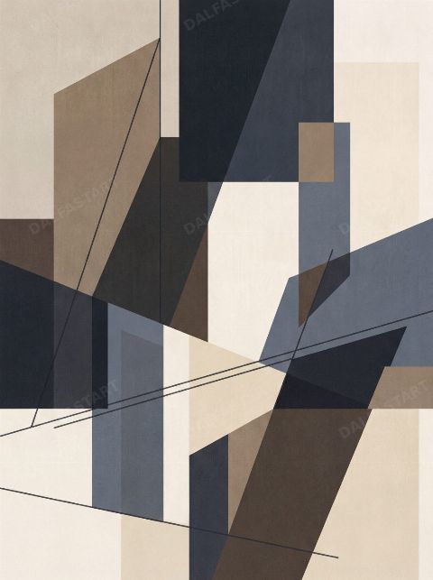 Paper Architecture — printable digital art preview