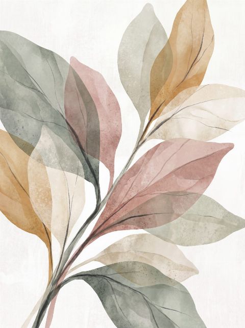 Autumn Sprig — printable digital art preview