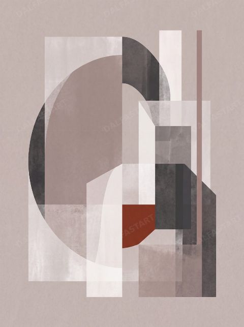 Mauve Circle — printable digital art preview
