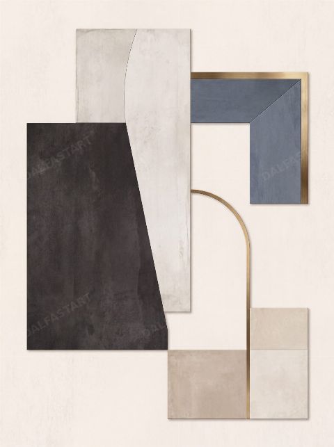 Grey Portfolio — printable digital art preview