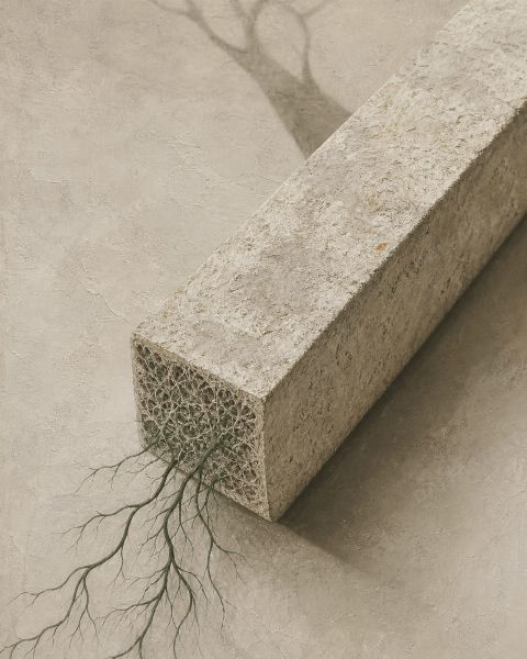 Biomaterial Beam Learned Grow — printable digital art preview