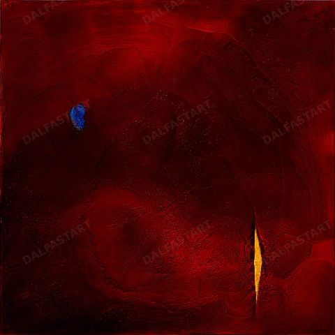 Weather Inside A Red Square — printable digital art preview
