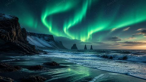 Iceland — printable digital art preview