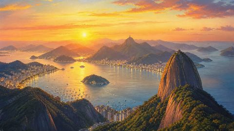 Rio De Janeiro — printable digital art preview