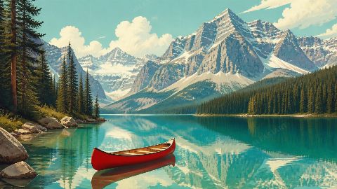 Banff — printable digital art preview