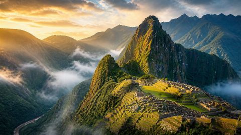 Machu Picchu — printable digital art preview