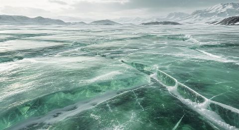Jade Tundra — printable digital art preview