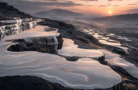 Mercury Terraces — printable digital art preview