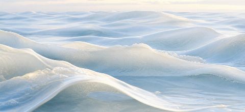 Porcelain Tide — printable digital art preview