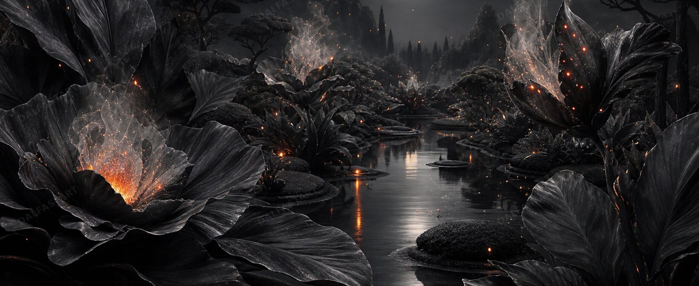 Charcoal Garden — full preview