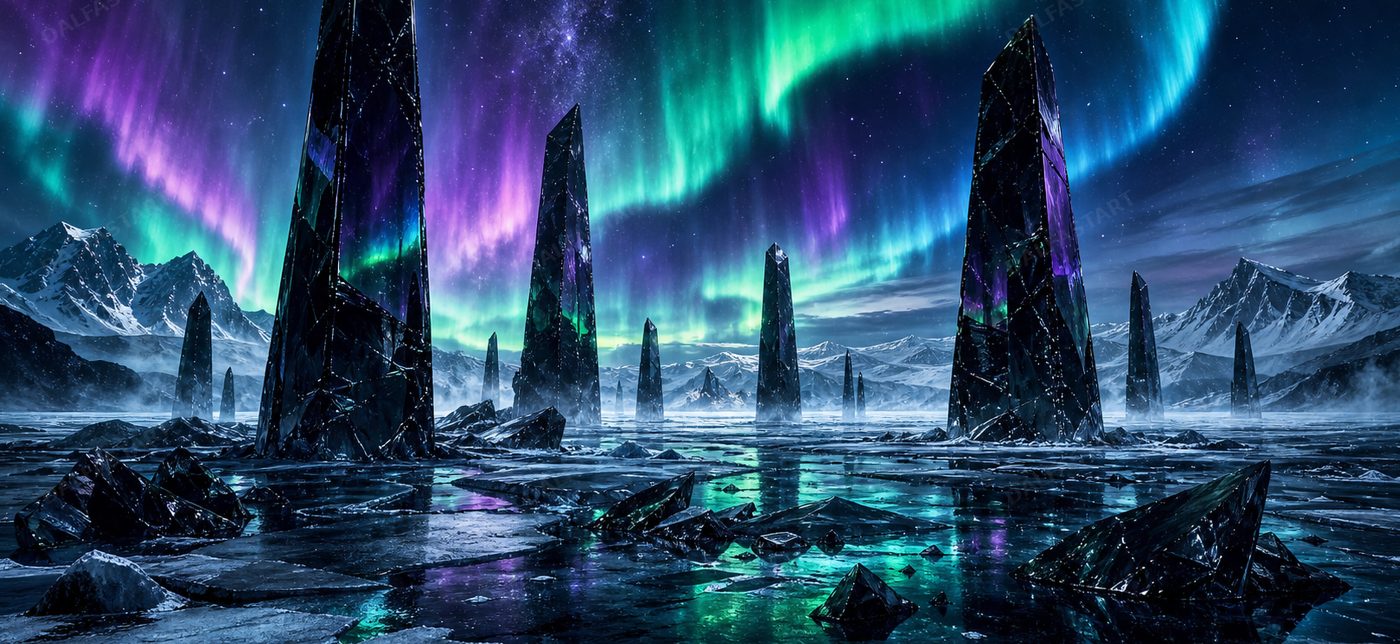 Obsidian Aurora — full preview