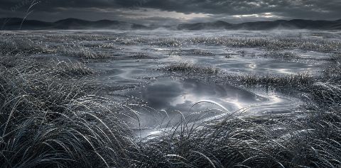 Mercury Meadow — printable digital art preview
