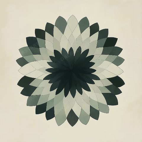 Petal Hush — printable digital art preview
