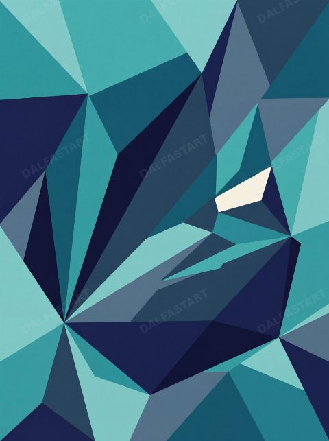 Fractured Light — printable digital art preview