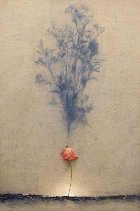 The Inward Bloom — printable digital art preview