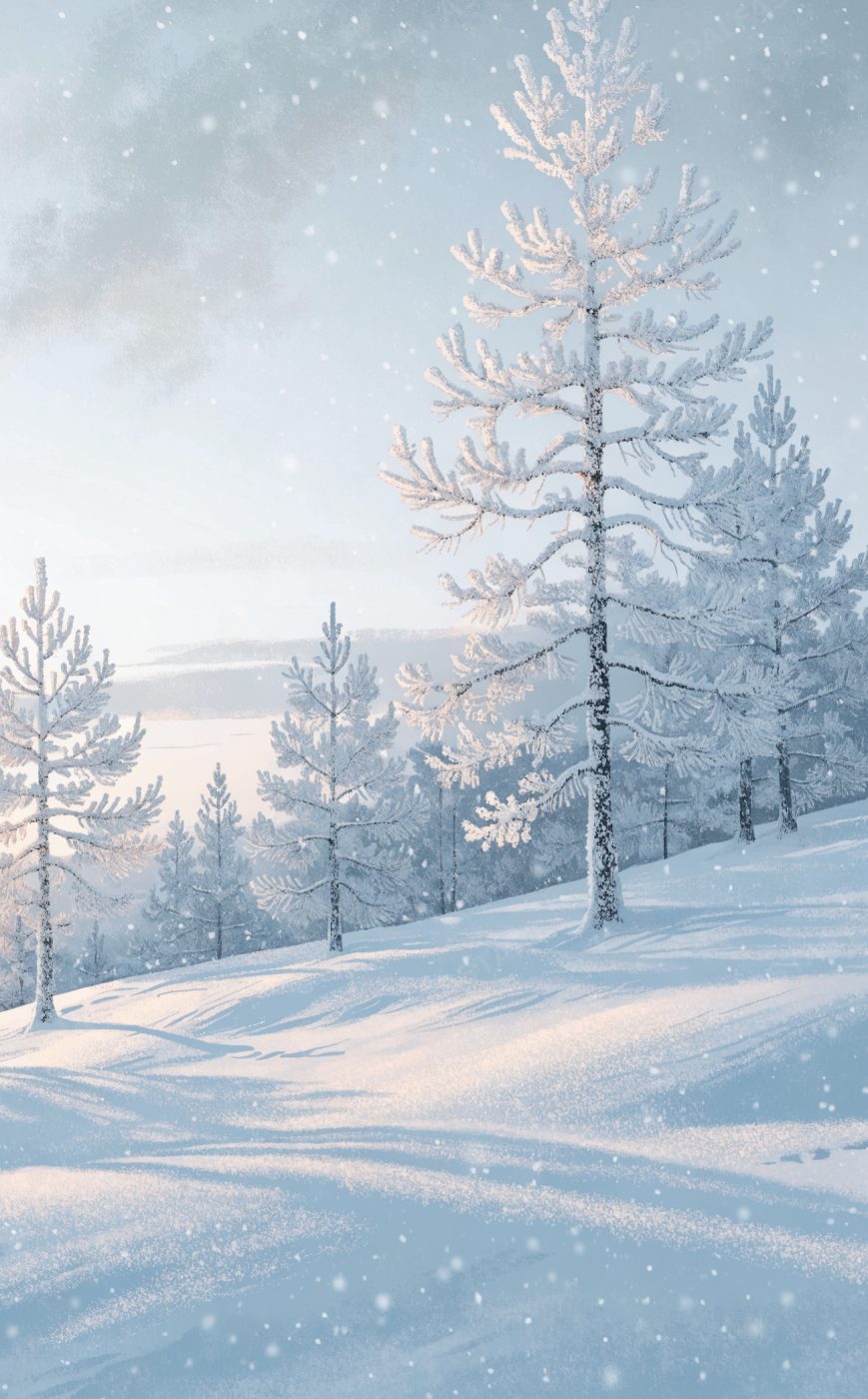 Dawn Over Snowfall — full preview